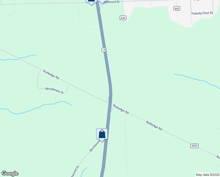 map of restaurants, bars, coffee shops, grocery stores, and more near 3511-3607 N Hermitage Rd in Mercer