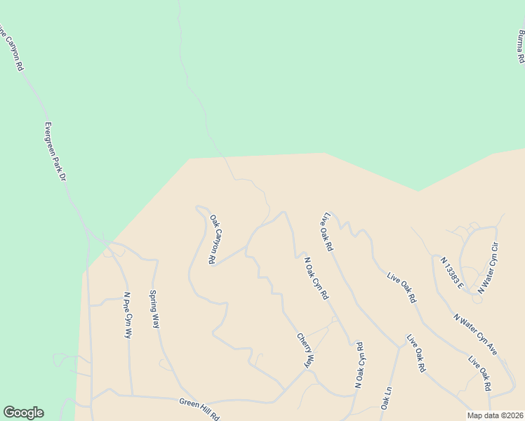 map of restaurants, bars, coffee shops, grocery stores, and more near 3379 Oak Canyon Road in Huntsville