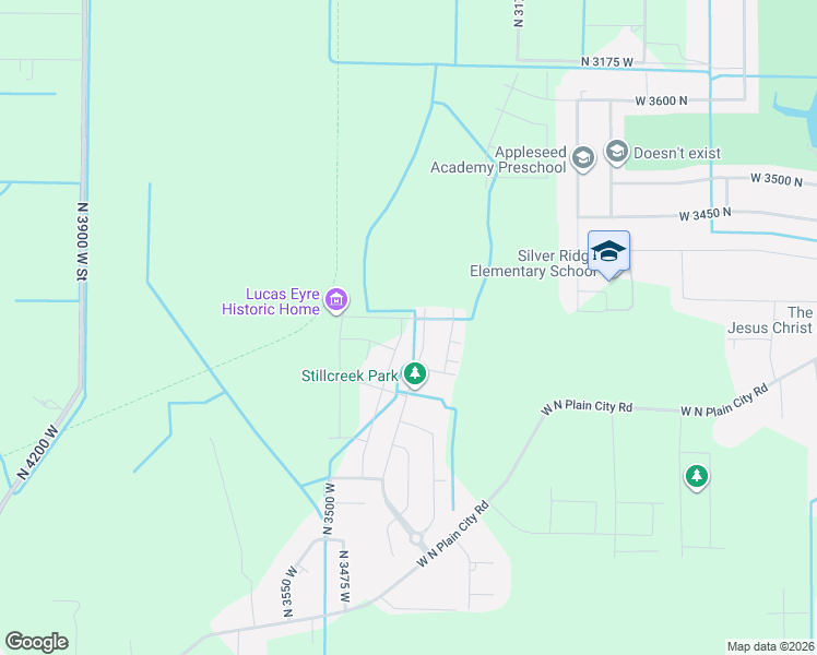 map of restaurants, bars, coffee shops, grocery stores, and more near 3211 Still Creek Parkway in Plain City