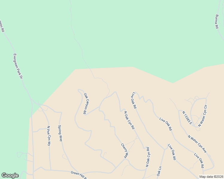 map of restaurants, bars, coffee shops, grocery stores, and more near 3368 Oak Canyon Road in Huntsville