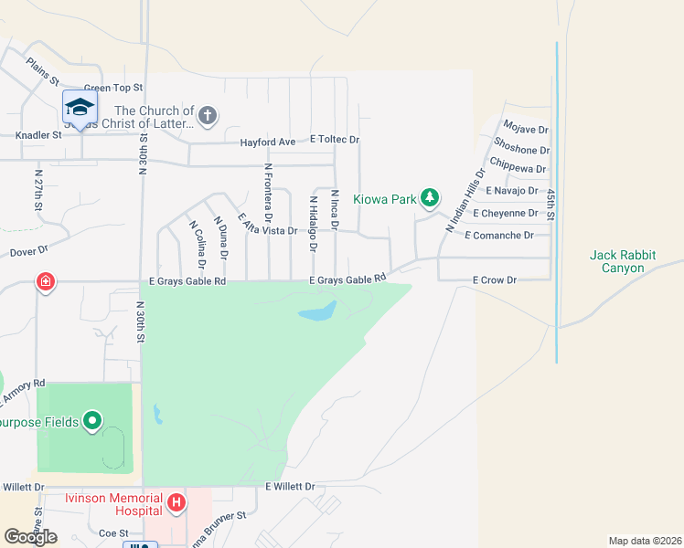 map of restaurants, bars, coffee shops, grocery stores, and more near 3900-3998 East Grays Gable Road in Laramie