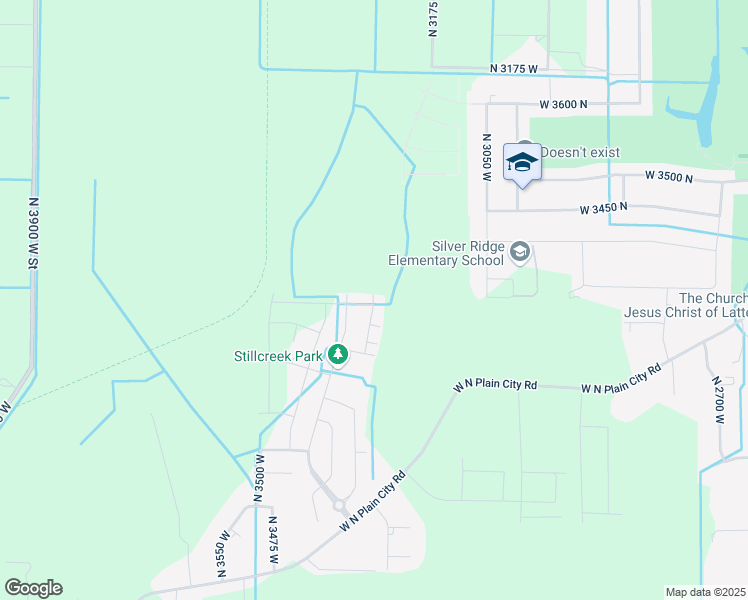 map of restaurants, bars, coffee shops, grocery stores, and more near 3270 North 3325 West in Plain City