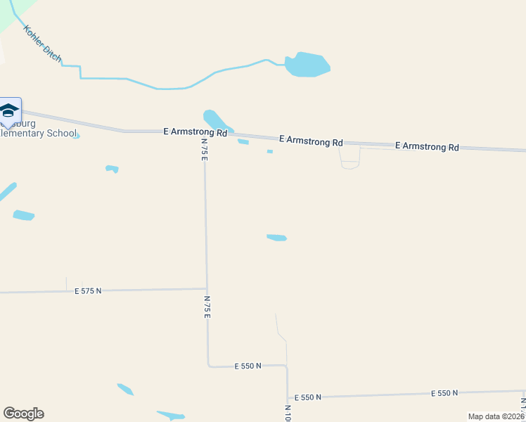 map of restaurants, bars, coffee shops, grocery stores, and more near 921 East Armstrong Road in Warsaw