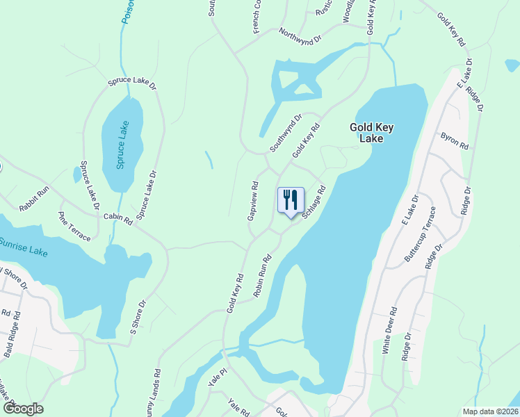 map of restaurants, bars, coffee shops, grocery stores, and more near 100-124 Gapview Rd in Milford