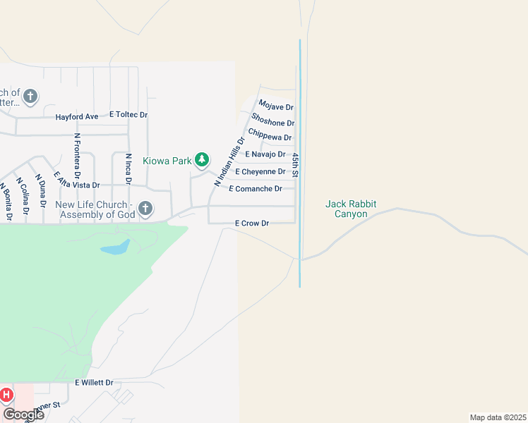 map of restaurants, bars, coffee shops, grocery stores, and more near 4402 East Comanche Drive in Laramie