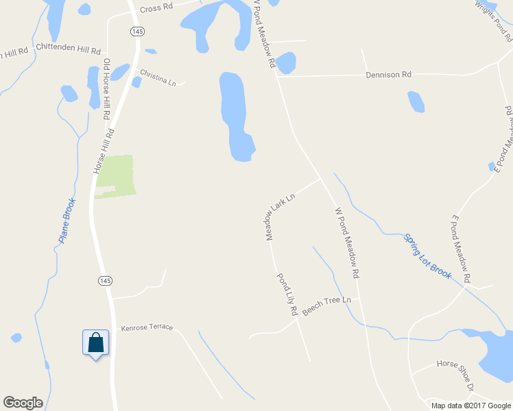 map of restaurants, bars, coffee shops, grocery stores, and more near 114 Meadow Lark Lane in Westbrook