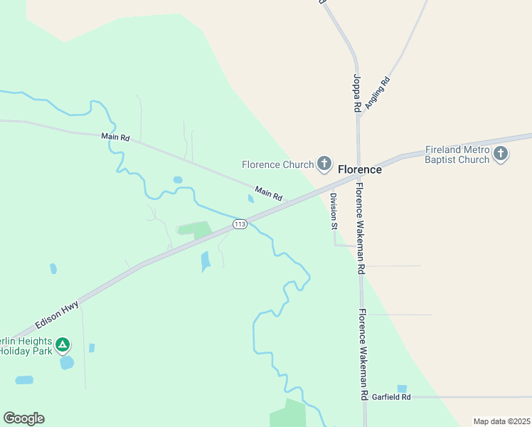 map of restaurants, bars, coffee shops, grocery stores, and more near Edison Highway in Erie County