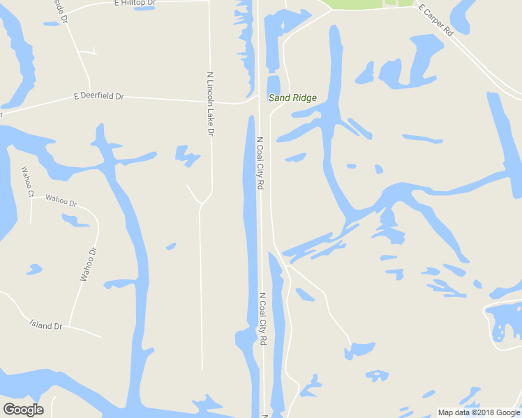 map of restaurants, bars, coffee shops, grocery stores, and more near 2708 North Coal City Road in Coal City