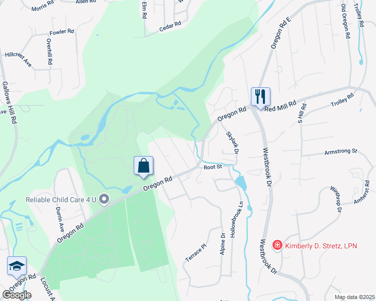 map of restaurants, bars, coffee shops, grocery stores, and more near 15 Casparian Road in Cortlandt