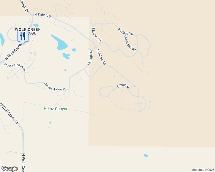 map of restaurants, bars, coffee shops, grocery stores, and more near 3436 Big Piney Drive in Eden