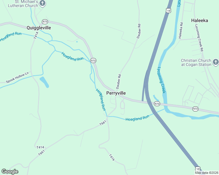 map of restaurants, bars, coffee shops, grocery stores, and more near 1112 Pennsylvania 973 in Cogan Station