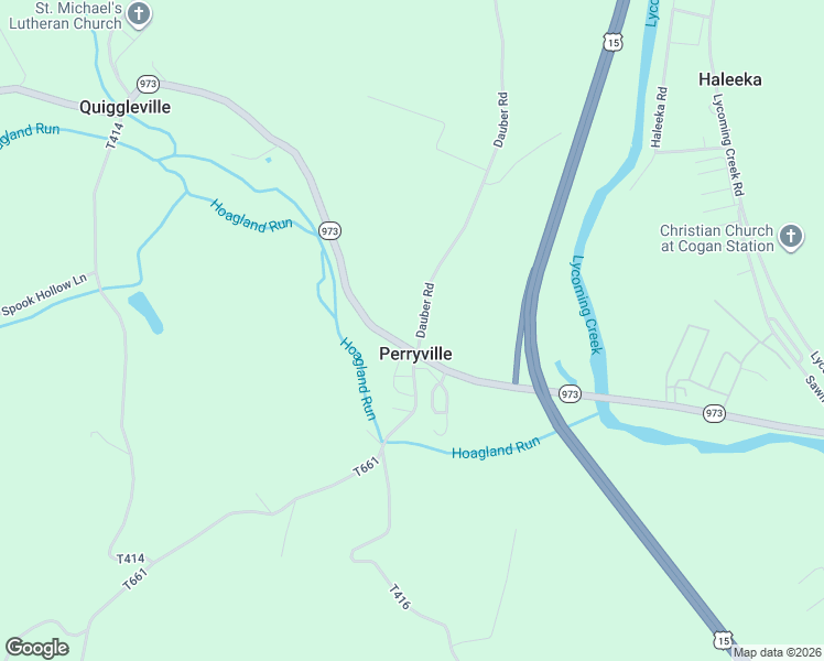 map of restaurants, bars, coffee shops, grocery stores, and more near 1112 West Rt 973 Highway in Cogan Station