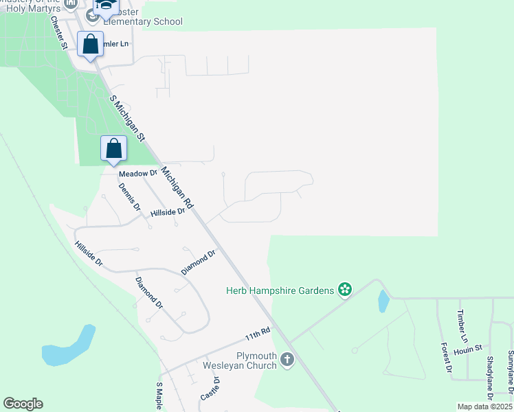 map of restaurants, bars, coffee shops, grocery stores, and more near 103 Eastwood Drive in Plymouth