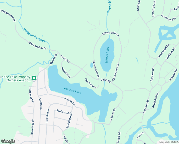 map of restaurants, bars, coffee shops, grocery stores, and more near 128 Cabin Road in Milford