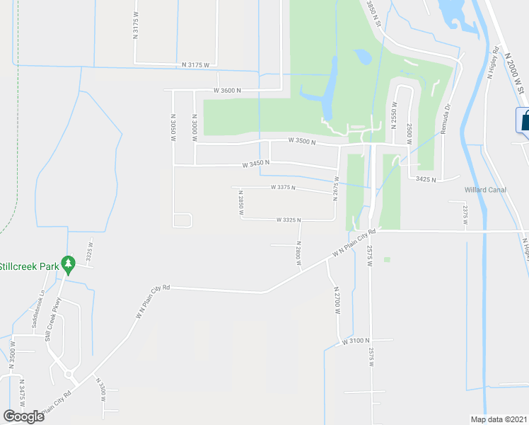 map of restaurants, bars, coffee shops, grocery stores, and more near 2854 West 3325 North in Farr West
