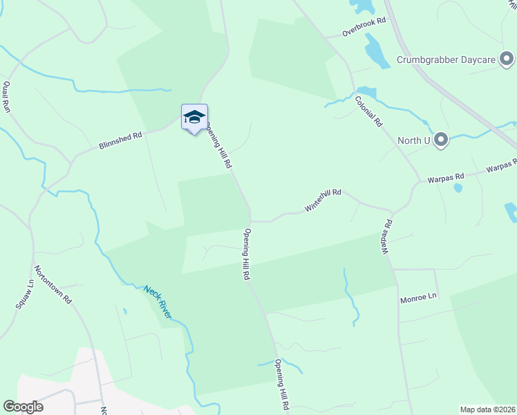 map of restaurants, bars, coffee shops, grocery stores, and more near 276 Opening Hill Road in Madison