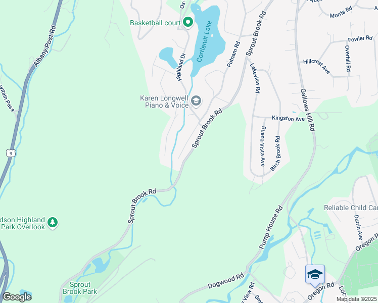 map of restaurants, bars, coffee shops, grocery stores, and more near 10 Putnam Road in Cortlandt