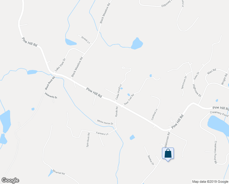 map of restaurants, bars, coffee shops, grocery stores, and more near 17 Cedar Pond Lane in Chester