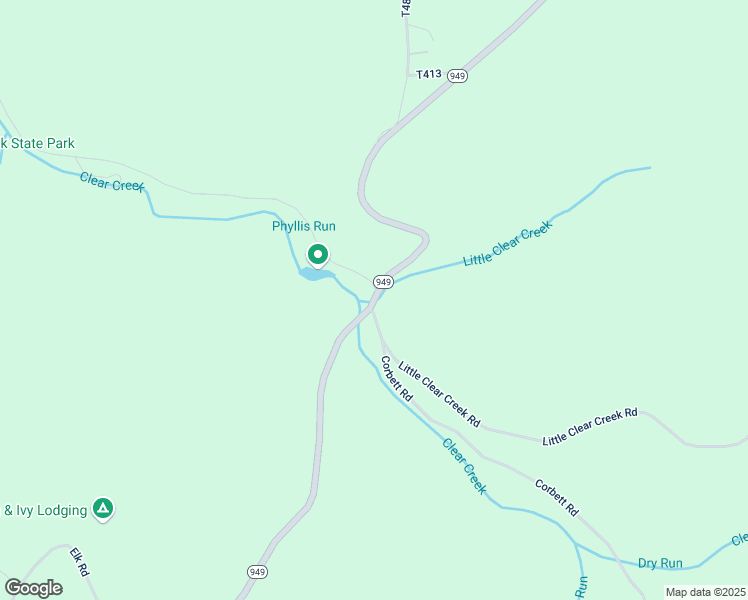 map of restaurants, bars, coffee shops, grocery stores, and more near Highway 949 in Sigel