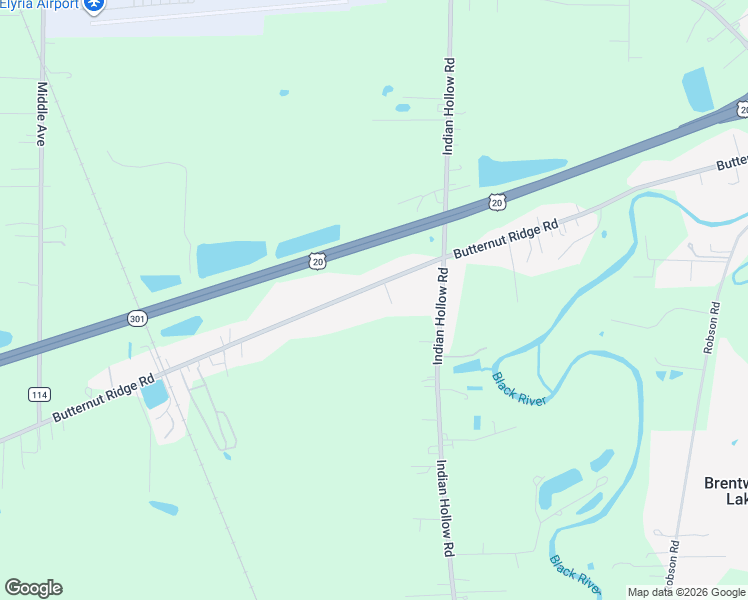 map of restaurants, bars, coffee shops, grocery stores, and more near 39751 Butternut Ridge Road in Elyria