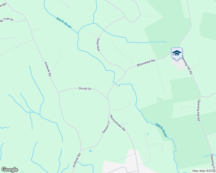 map of restaurants, bars, coffee shops, grocery stores, and more near 350 Squaw Lane in Guilford