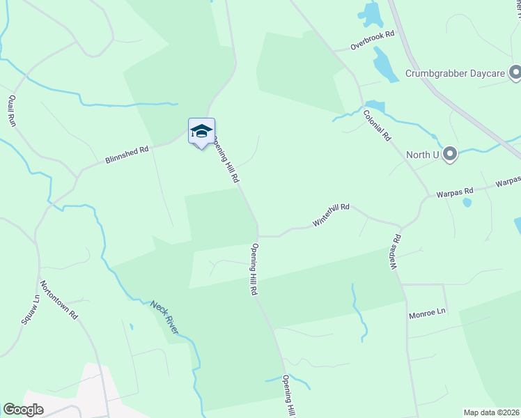 map of restaurants, bars, coffee shops, grocery stores, and more near 276 Opening Hill Road in Madison