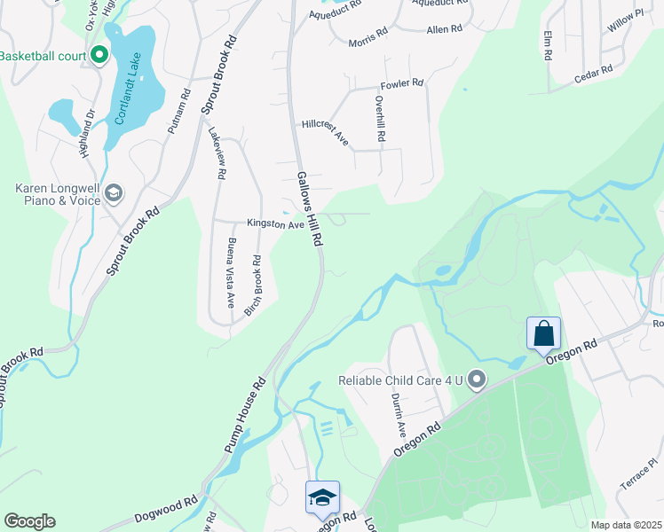 map of restaurants, bars, coffee shops, grocery stores, and more near 76 Gallows Hill Road in Cortlandt