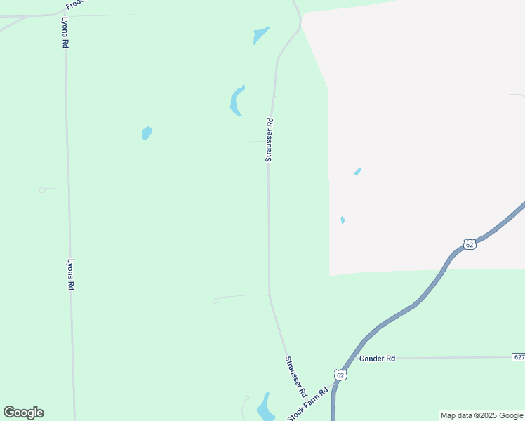 map of restaurants, bars, coffee shops, grocery stores, and more near 123 Strausser Road in Jackson Center