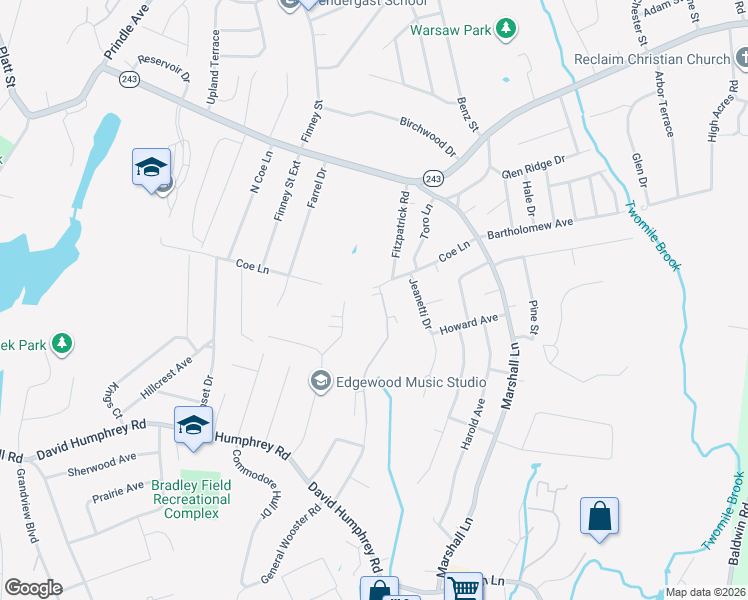map of restaurants, bars, coffee shops, grocery stores, and more near 21 Derbyshire in Derby