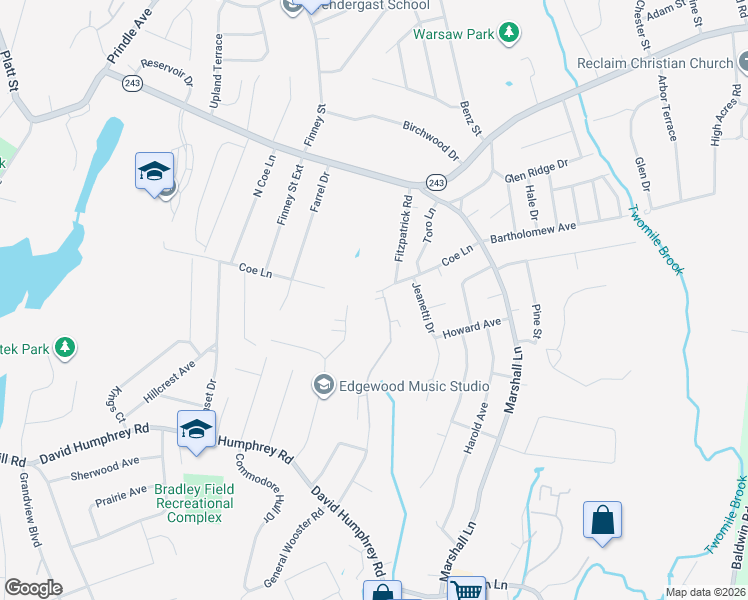 map of restaurants, bars, coffee shops, grocery stores, and more near 21 Derbyshire in Derby