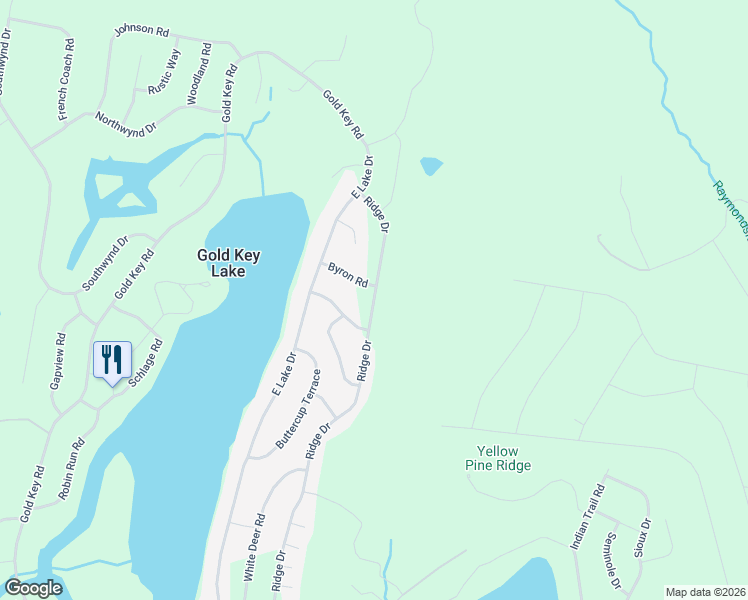 map of restaurants, bars, coffee shops, grocery stores, and more near 125 Ridge Drive in Milford