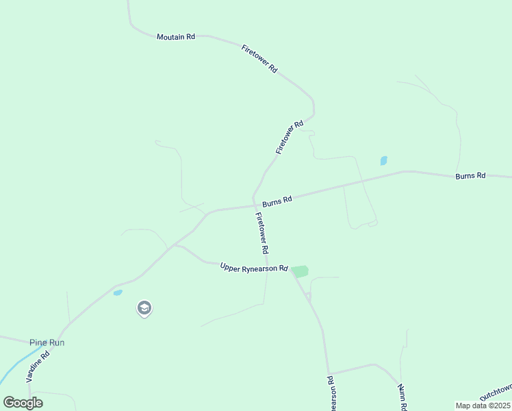 map of restaurants, bars, coffee shops, grocery stores, and more near 1501 Burns Road in Pennsdale