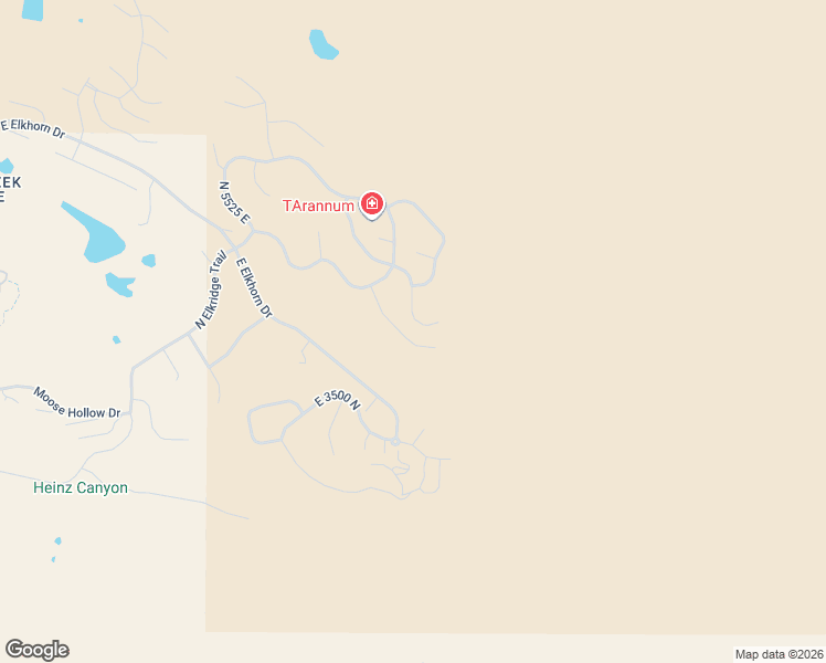 map of restaurants, bars, coffee shops, grocery stores, and more near 3617 East Middle Fork Road North in Eden