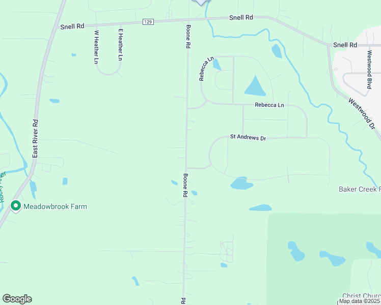map of restaurants, bars, coffee shops, grocery stores, and more near 12775 North Boone Road in Columbia Station