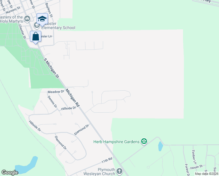 map of restaurants, bars, coffee shops, grocery stores, and more near 240-340 Eastwood Drive in Plymouth