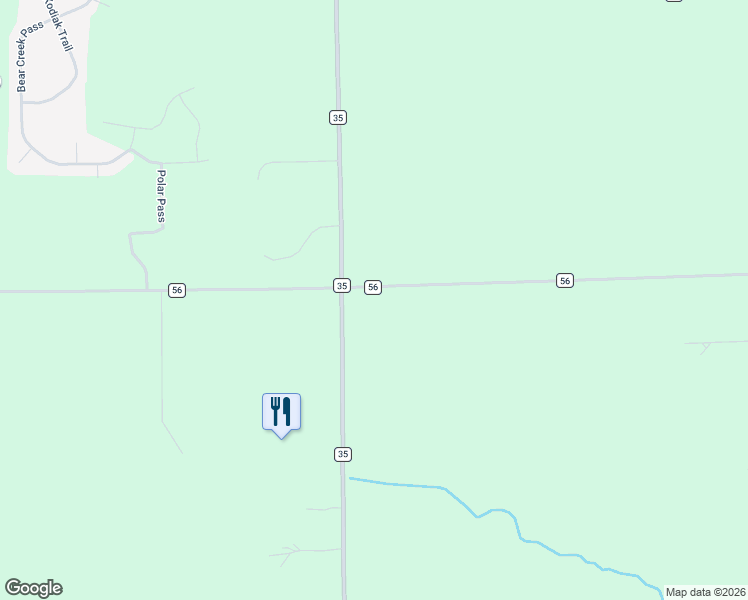 map of restaurants, bars, coffee shops, grocery stores, and more near 5709 County Road 35 in Auburn