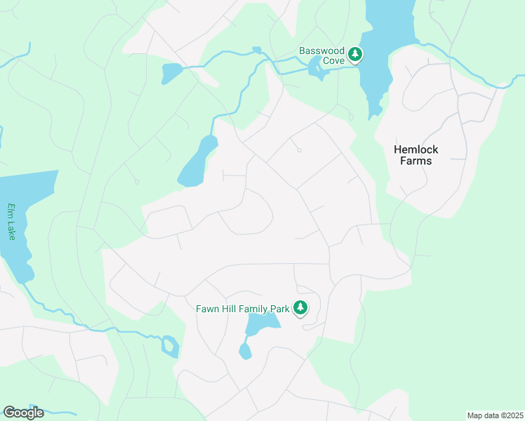 map of restaurants, bars, coffee shops, grocery stores, and more near 104 Blueridge Lane in Hawley