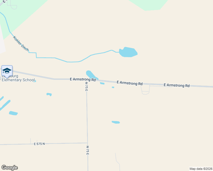 map of restaurants, bars, coffee shops, grocery stores, and more near 921 East Armstrong Road in Leesburg