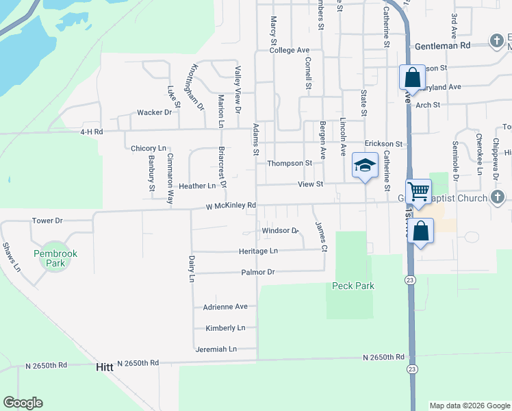 map of restaurants, bars, coffee shops, grocery stores, and more near 1401 Adams Street in Ottawa