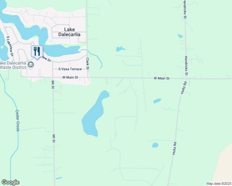 map of restaurants, bars, coffee shops, grocery stores, and more near 4414 West 161st Avenue in Lowell