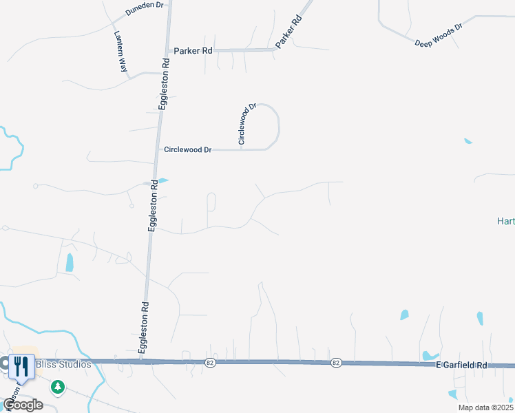 map of restaurants, bars, coffee shops, grocery stores, and more near 725 East Homestead Drive in Aurora