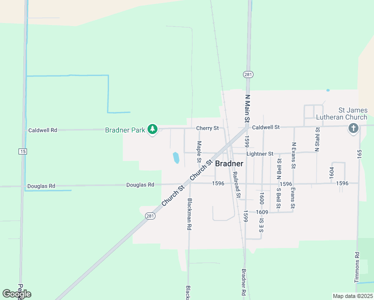 map of restaurants, bars, coffee shops, grocery stores, and more near 218 Lightner Street in Bradner