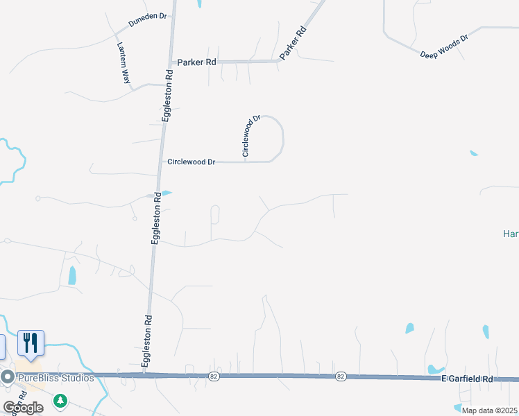 map of restaurants, bars, coffee shops, grocery stores, and more near 725 East Homestead Drive in Aurora