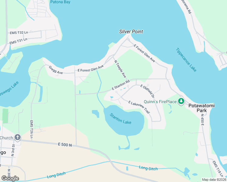 map of restaurants, bars, coffee shops, grocery stores, and more near 6233 North Highland Lane in Leesburg