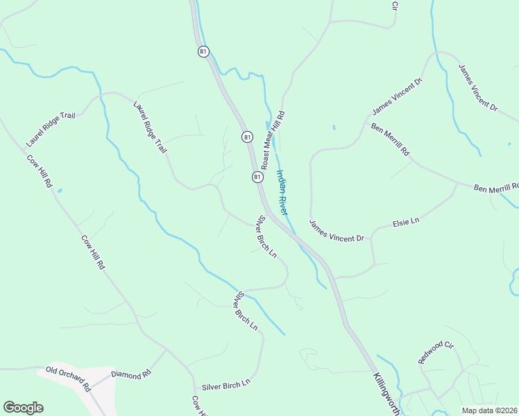 map of restaurants, bars, coffee shops, grocery stores, and more near 49-51 Silver Birch Lane in Clinton