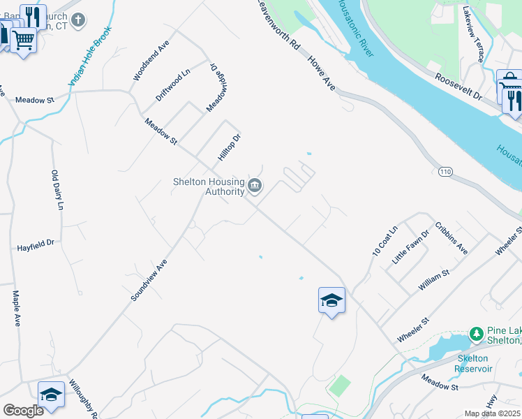 187 Meadow Street, Shelton CT Walk Score