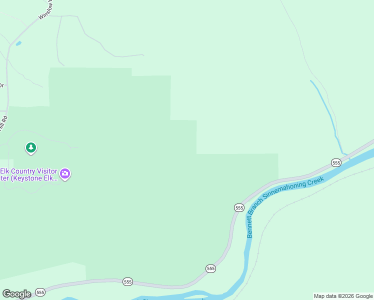 map of restaurants, bars, coffee shops, grocery stores, and more near in Benezette