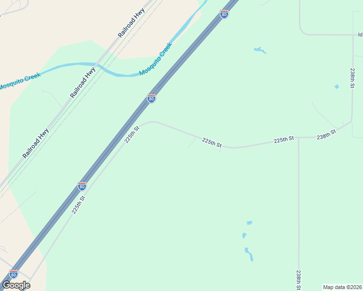 map of restaurants, bars, coffee shops, grocery stores, and more near 21533 225th Street in Council Bluffs