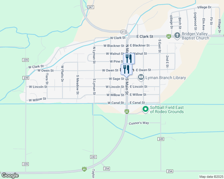 map of restaurants, bars, coffee shops, grocery stores, and more near in Lyman