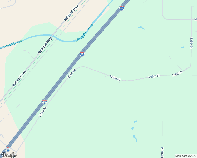 map of restaurants, bars, coffee shops, grocery stores, and more near 21533 225th Street in Council Bluffs